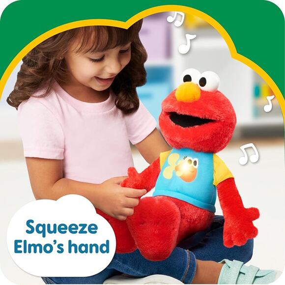 Just Play Sesame Street 13-inch Sing-Along Plush Elmo with Lights and Sounds - Picture 6 of 6